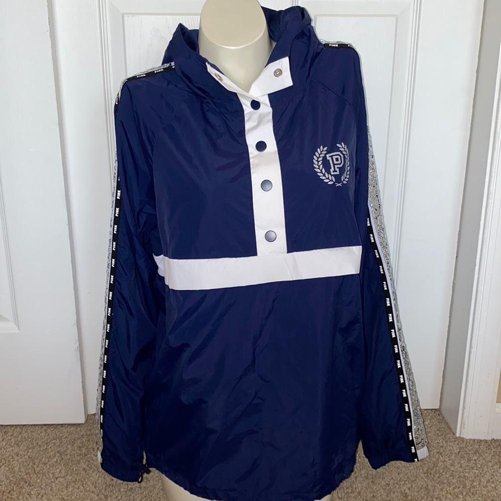 Pink Sequins Pullover Windbreaker - image 1